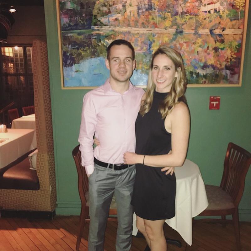 Our frist Valentine's day. Dinner took so long to arrive we drank 4 bottles of wine while waiting.