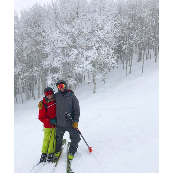Skiing in Steamboat in winter of 2016!