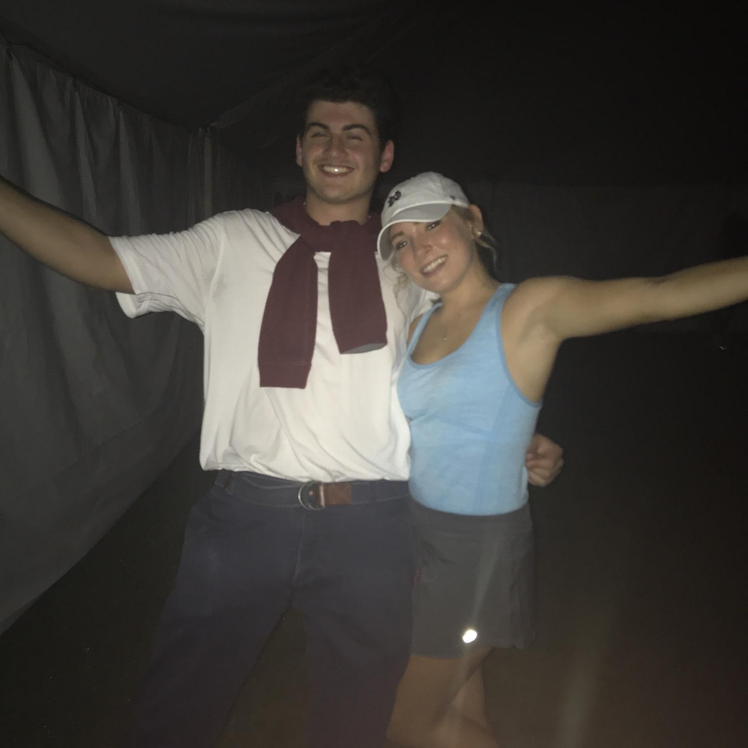 Our first picture together ever. Sorin SYR fall 2017.
Fun fact: We did not go to the dance as dates. Mike went with one of my friends and Jenna went with two of his