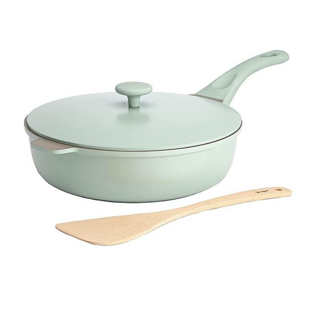 All-In-One Pot, Multilayer Nonstick, High Performance Cast Dutch Oven With  Matching Lid, Roasting Rack And Turner, Made Without PFOA, Dishwasher Safe  Cookware, 4.7-Quart, Sage Green 