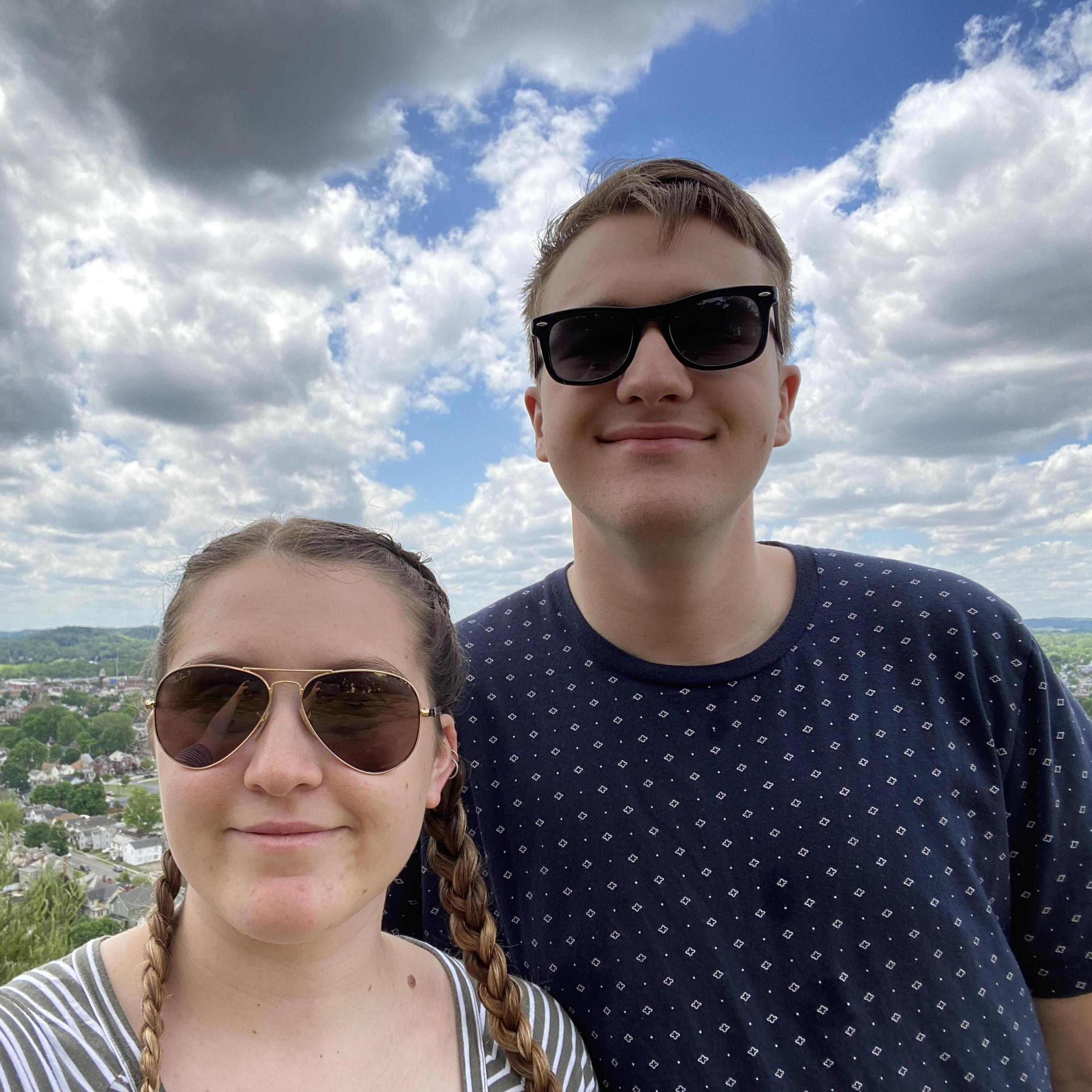 First time Jackie came to visit Conner in Athens at the end of May 2020! We went to climb Mt Pleasant in Lancaster before going to dinner in Columbus!