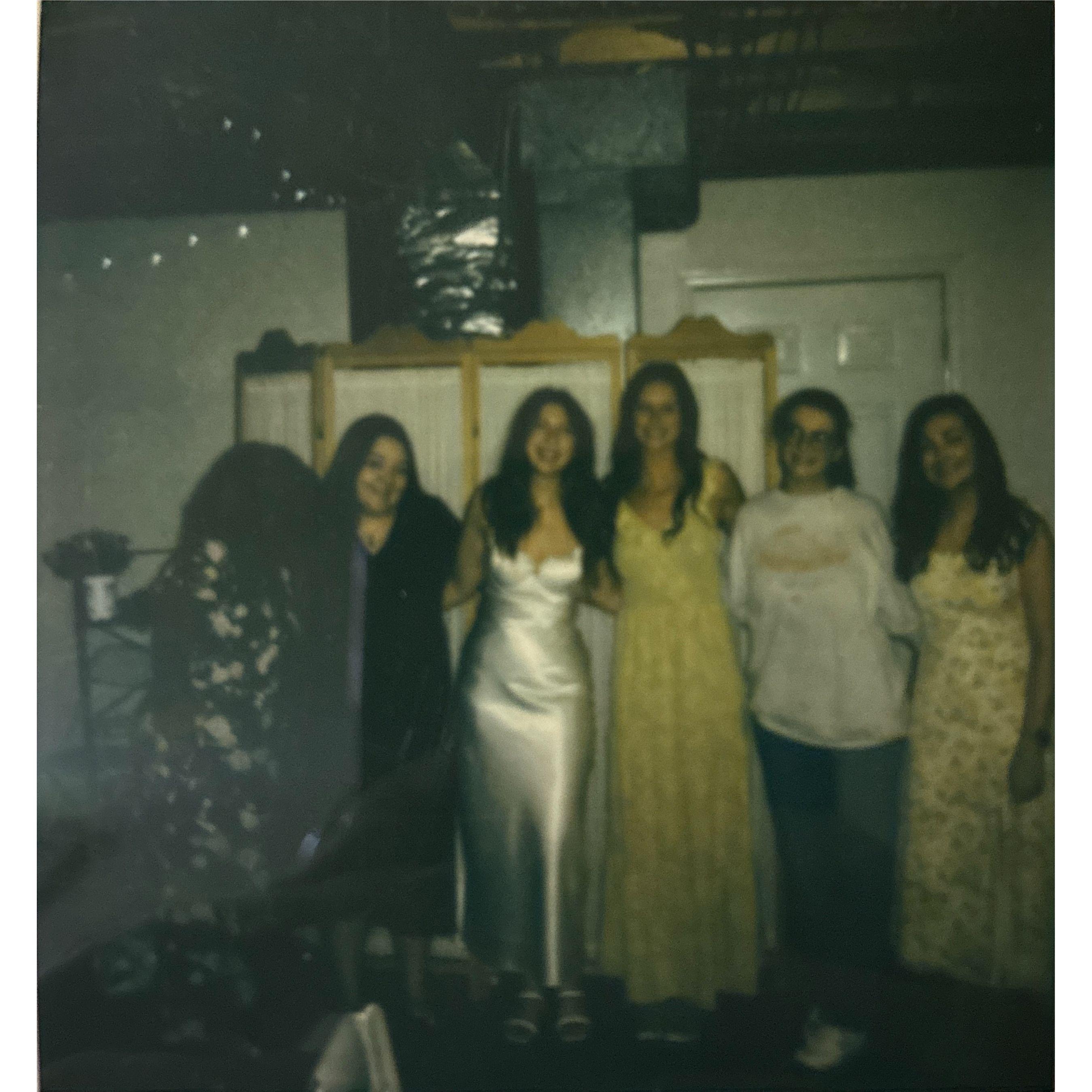 Delanie and all of her bridesmaids!