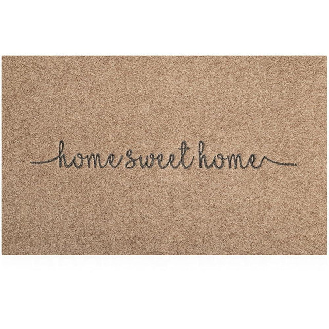 Lzuso Door Mat Home Sweet Home Welcome Mats Outdoor and Indoor Durable Low Profile Non Slip Front Welcome Mat for Home Entrance, Outside Entry, Yard, Floor, Patio 28" x 18"