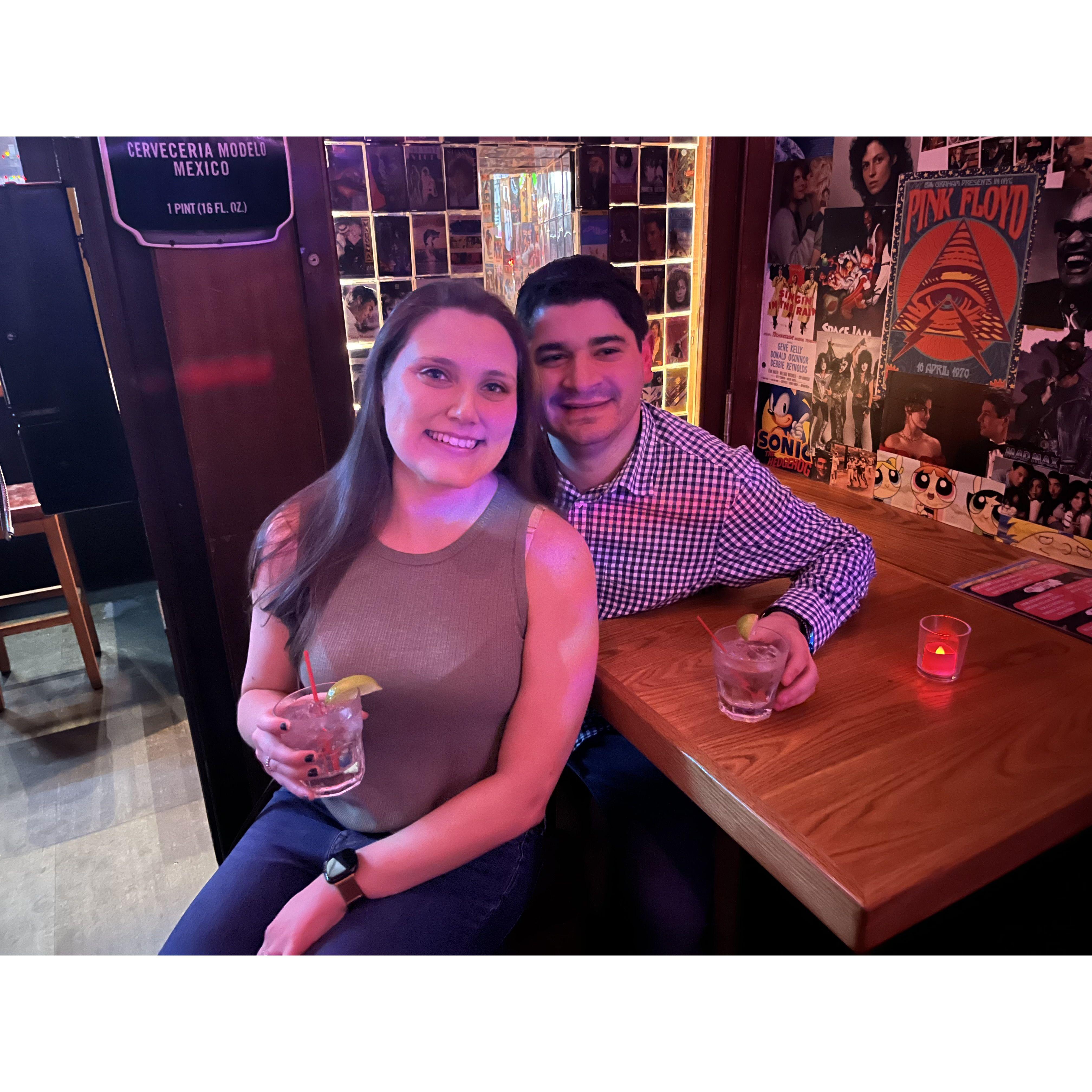 Celebrating Melissa's 28th at Somebody's Darling [We're getting a little tired, but please insert your own joke about us being each other's darlings]