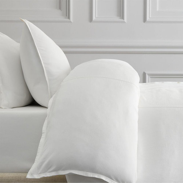 Brushed Tencel Twill Duvet, King/Cal. King, White
