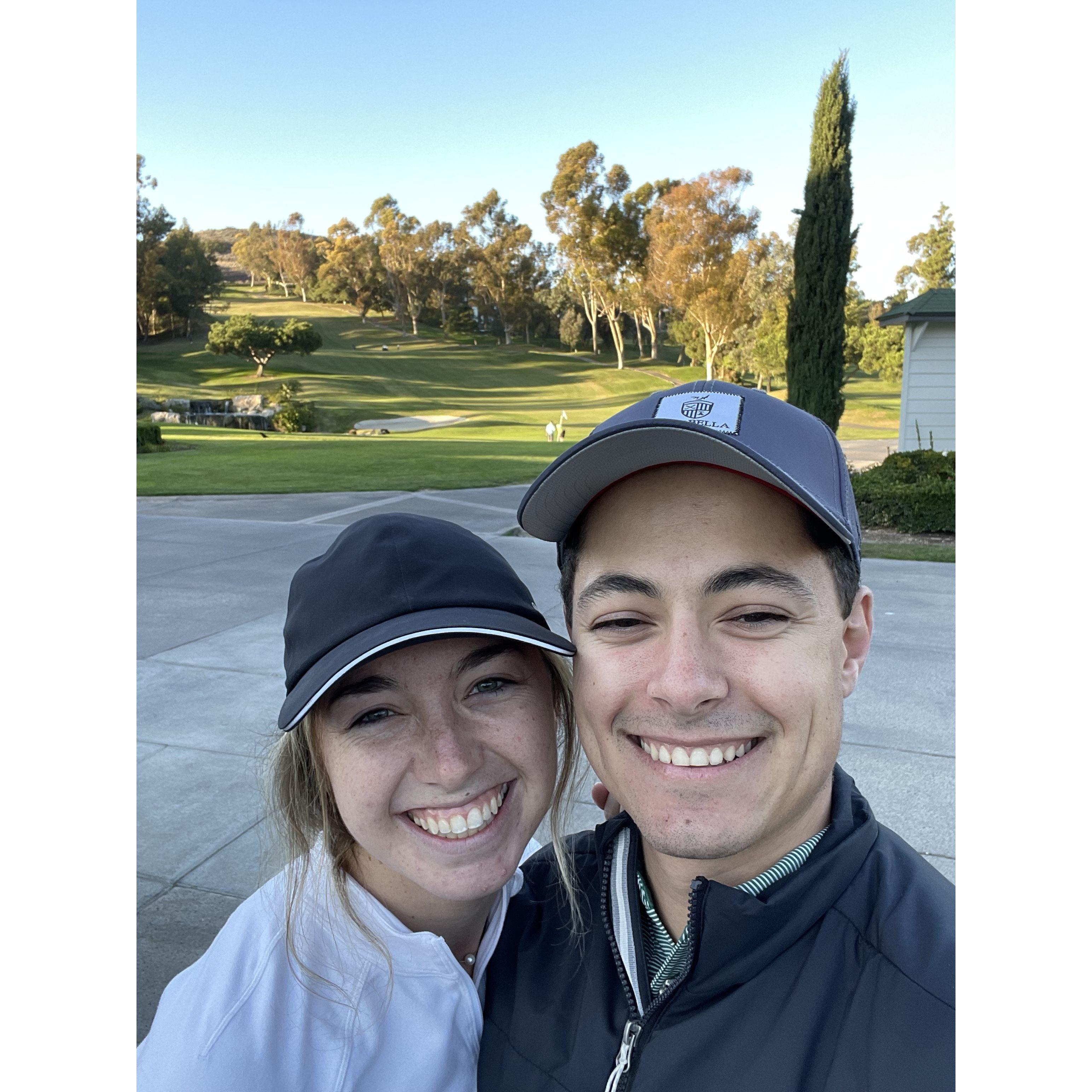 Heidi's first time visiting Marbella - our future wedding venue!