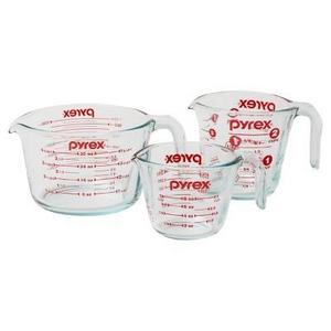 Pyrex Measuring Cup Set 3 piece