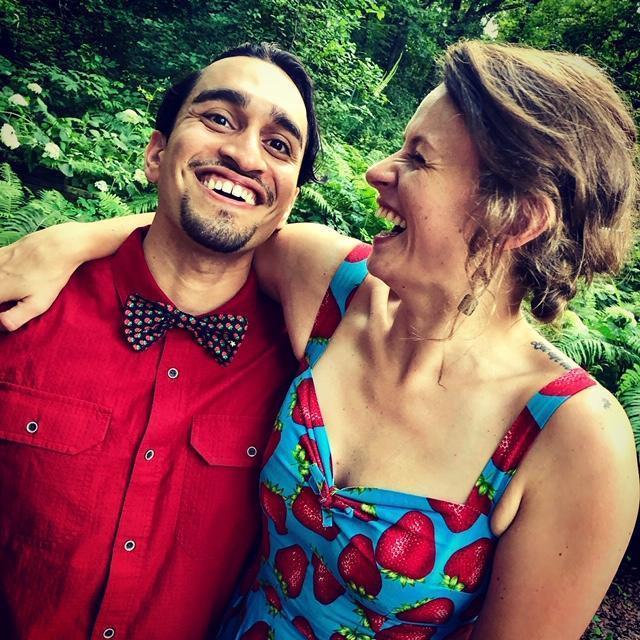 Matching strawberries for the win!