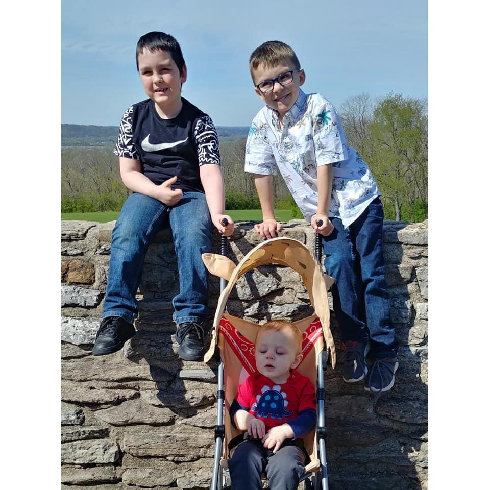 First photo we got of all the boys together at Harbin Park