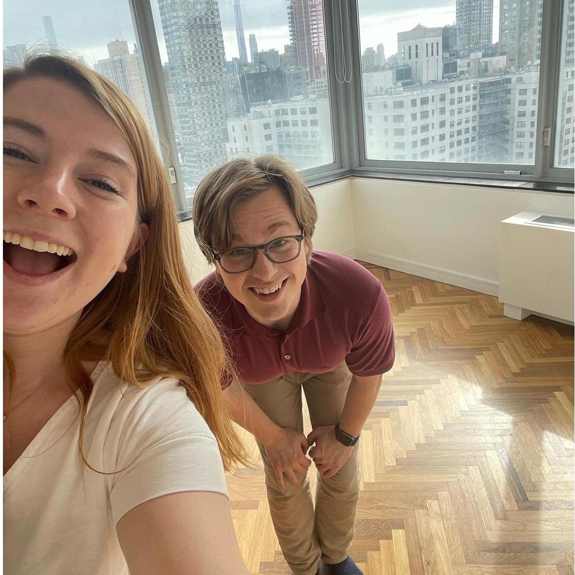Last picture in our first NYC apartment on the Upper East Side before we moved to Chelsea