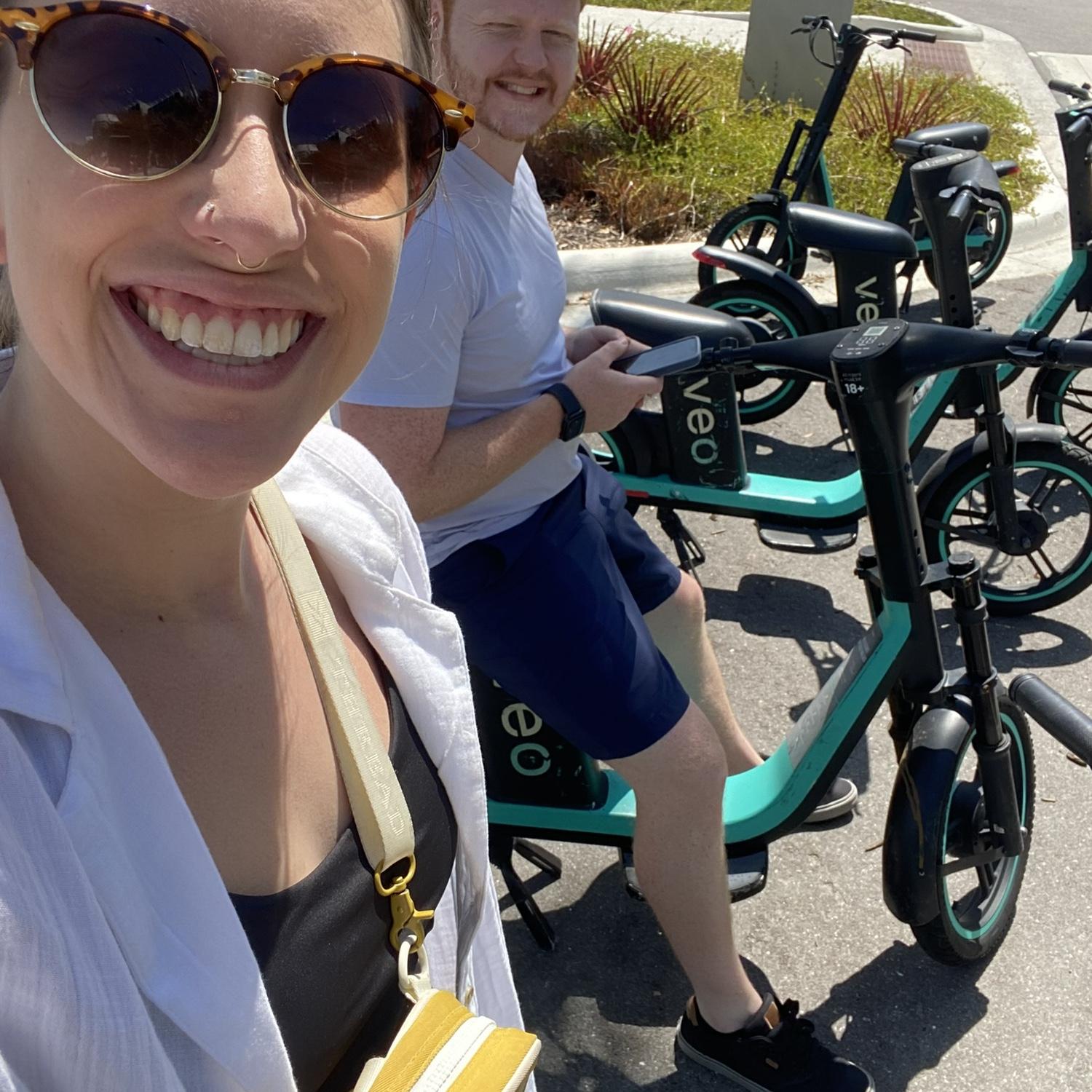 Rode these scooters all over Sarasota!