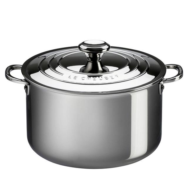 Le Creuset Stainless Steel 7-Quart Stock Pot with Lid