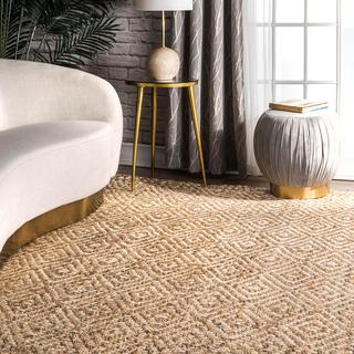 Alanna Diamond Jute Rug