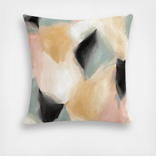 Abstract Shapes Outdoor Throw Pillow