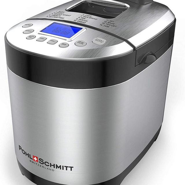 14-in-1 Stainless Steel Bread Maker Machine with Recipes