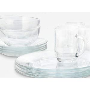 Moderno Glass Dinnerware Collection | Crate & Barrel