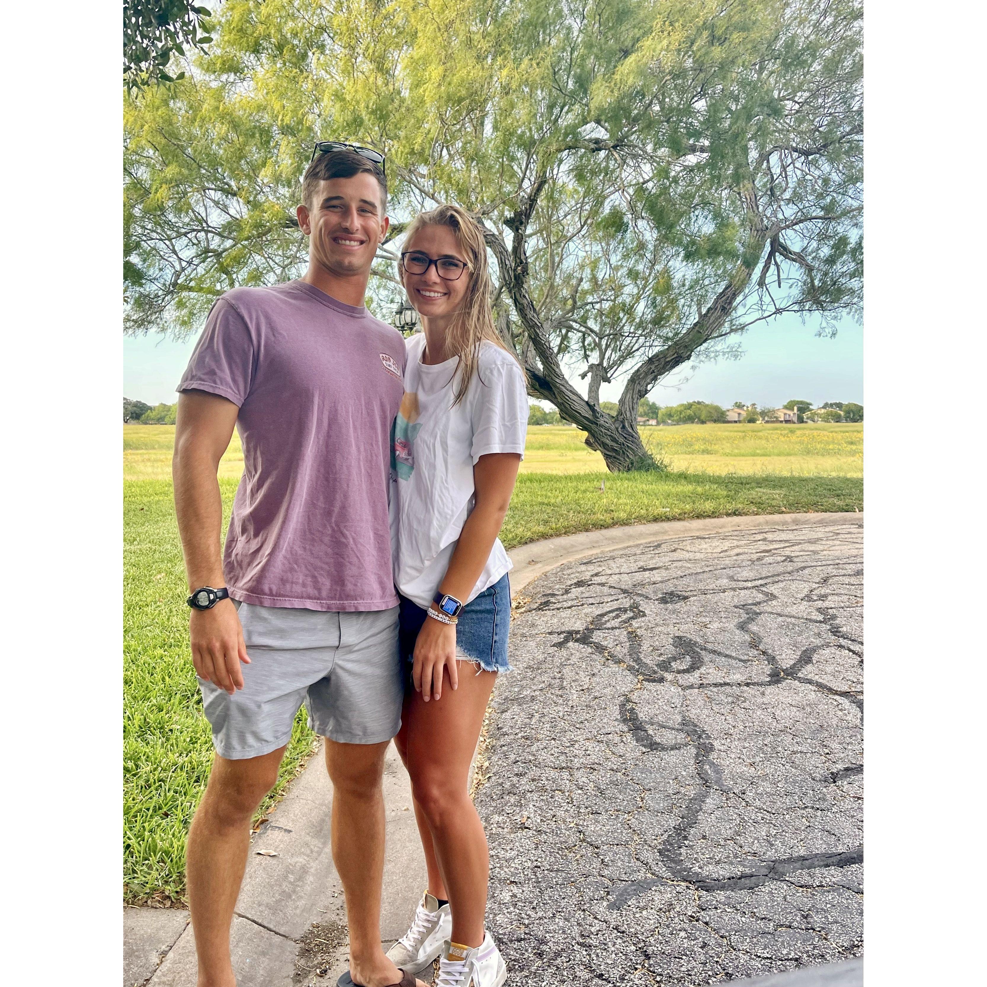The first of many Texas trips for Lilly!