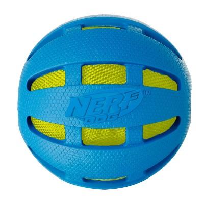 NERF Nerf Checker Crunch Ball Dog Toy - Blue/Green