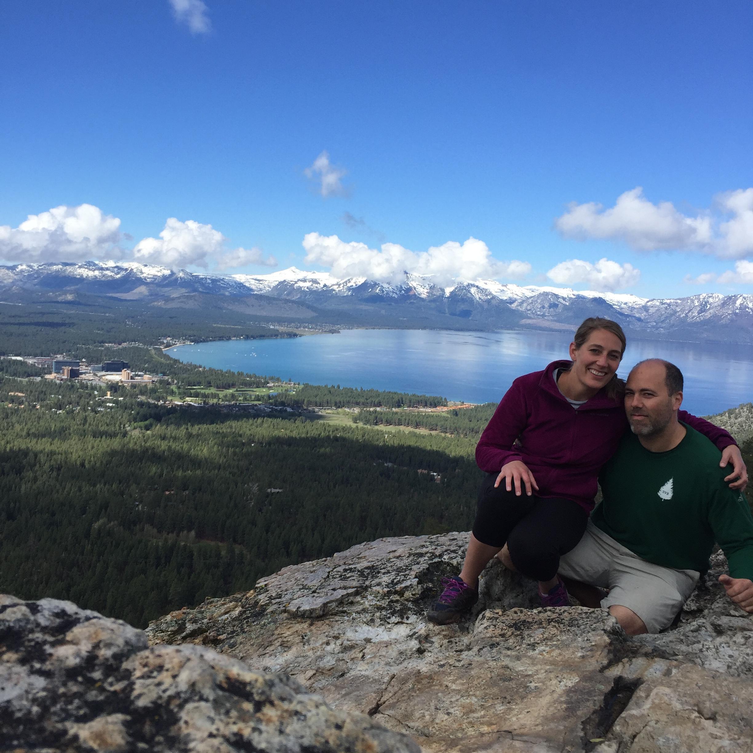Lake Tahoe is where she said yes