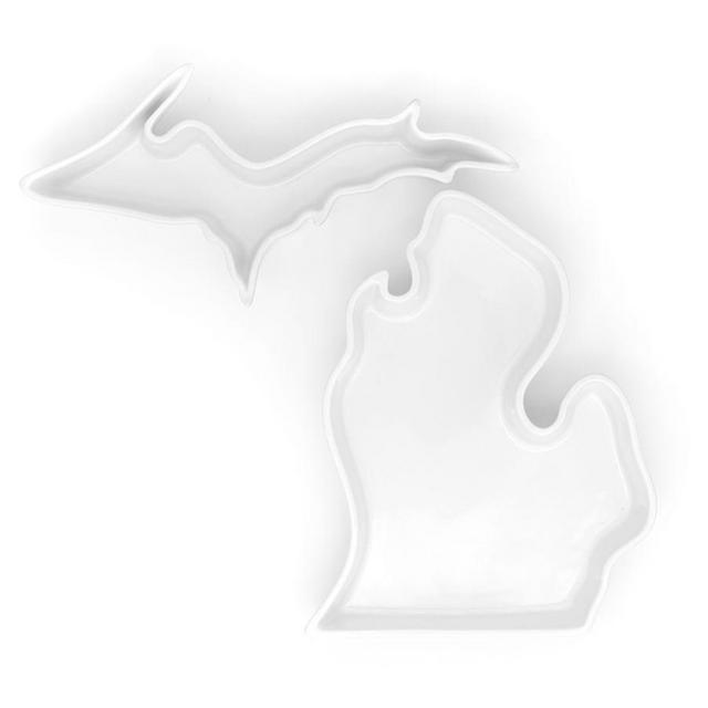 Lark Handmade Porcelain State Platter, Michigan