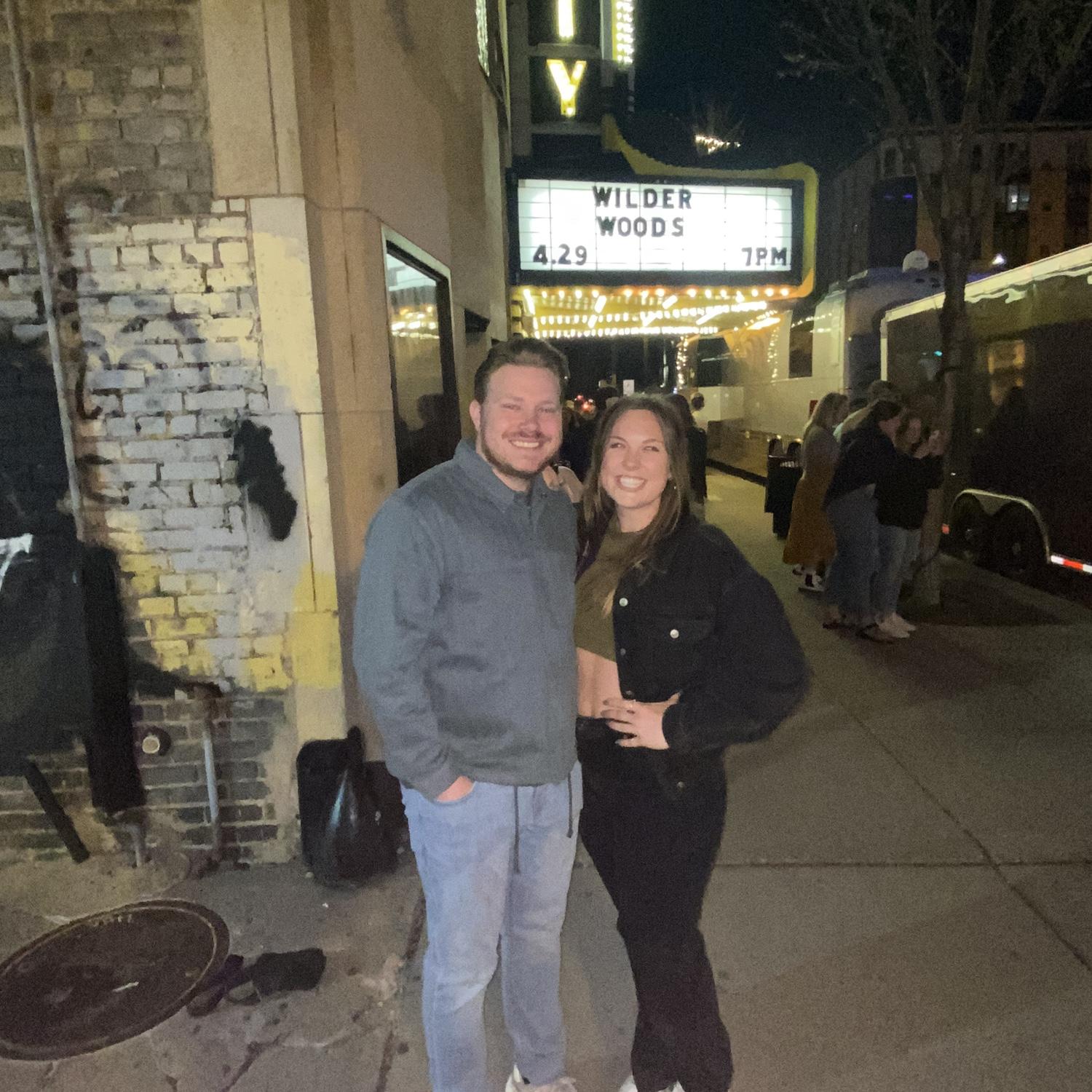First concert together (S/O concert bois)