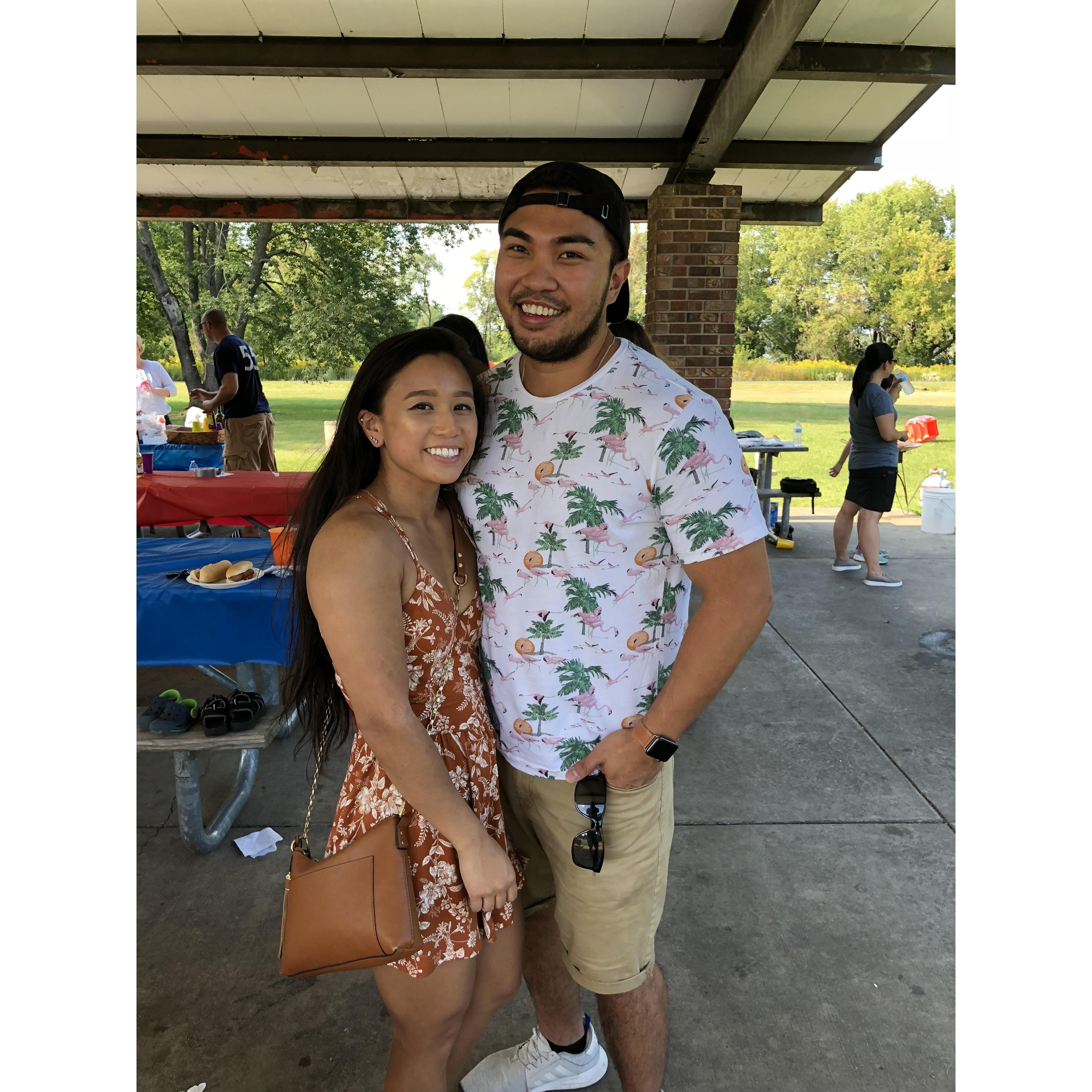 Our first picture we took together.