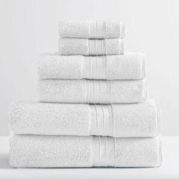 Hydrocotton Towel Bundle, Set of 6 (White)