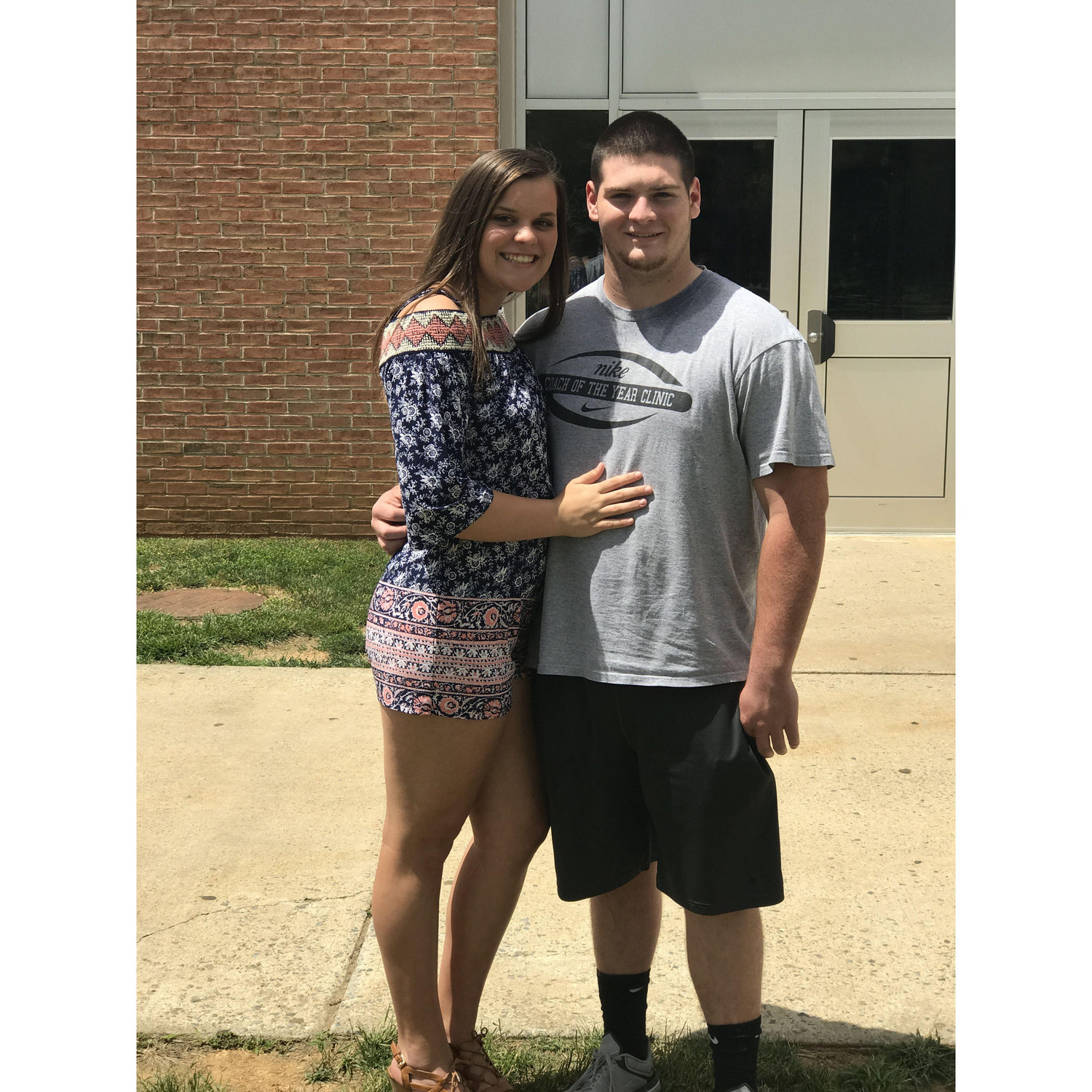 Last day of sophomore year (2017).