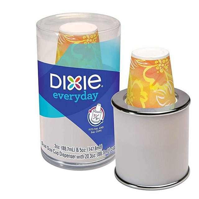 Dixie Disposable Paper Cup Dispenser, For 3 Ounce or 5 Ounce Bath Cups (2)