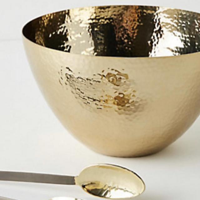Zumra Serving Bowl & Tongs from Anthropolgie