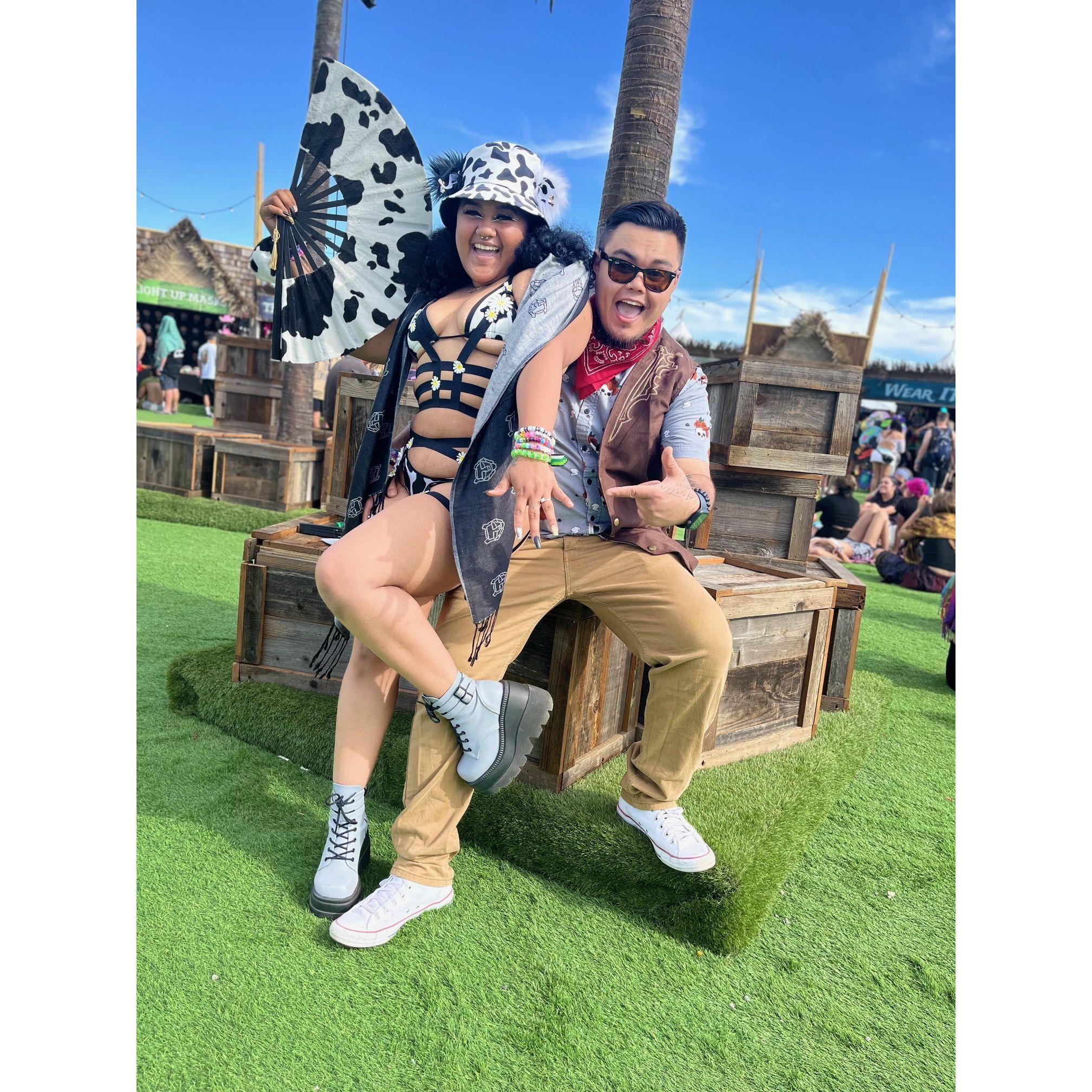 Our very first EDC together and the day Ry asked me to be his forever bestie