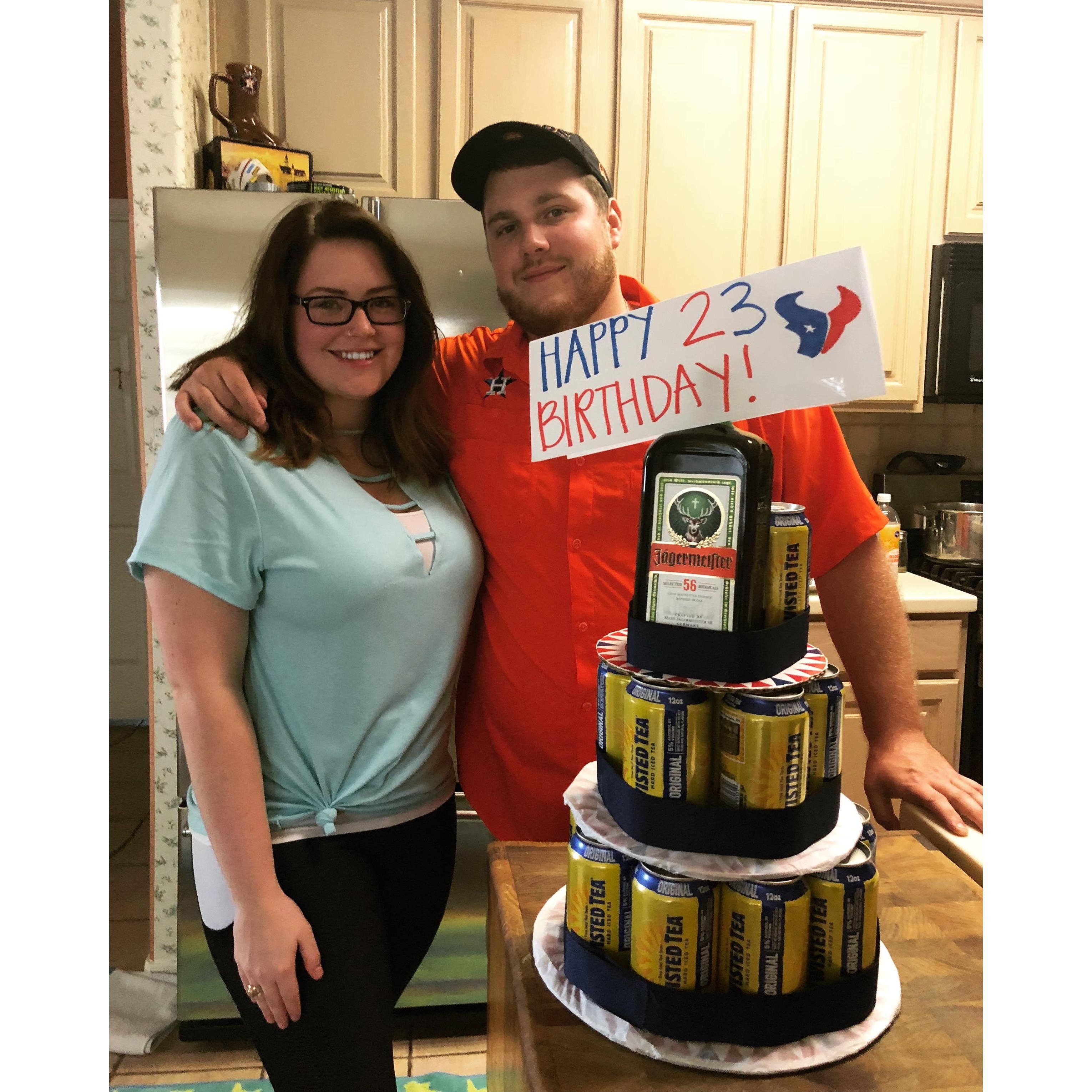 Celebrating Brians 23rd Birthday!