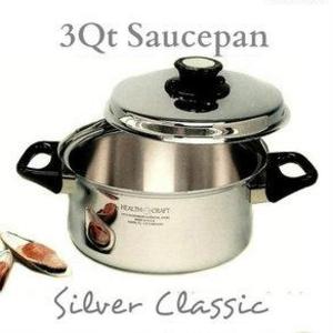 Health Craft 3 quart Sauce Pot with Vented Lid