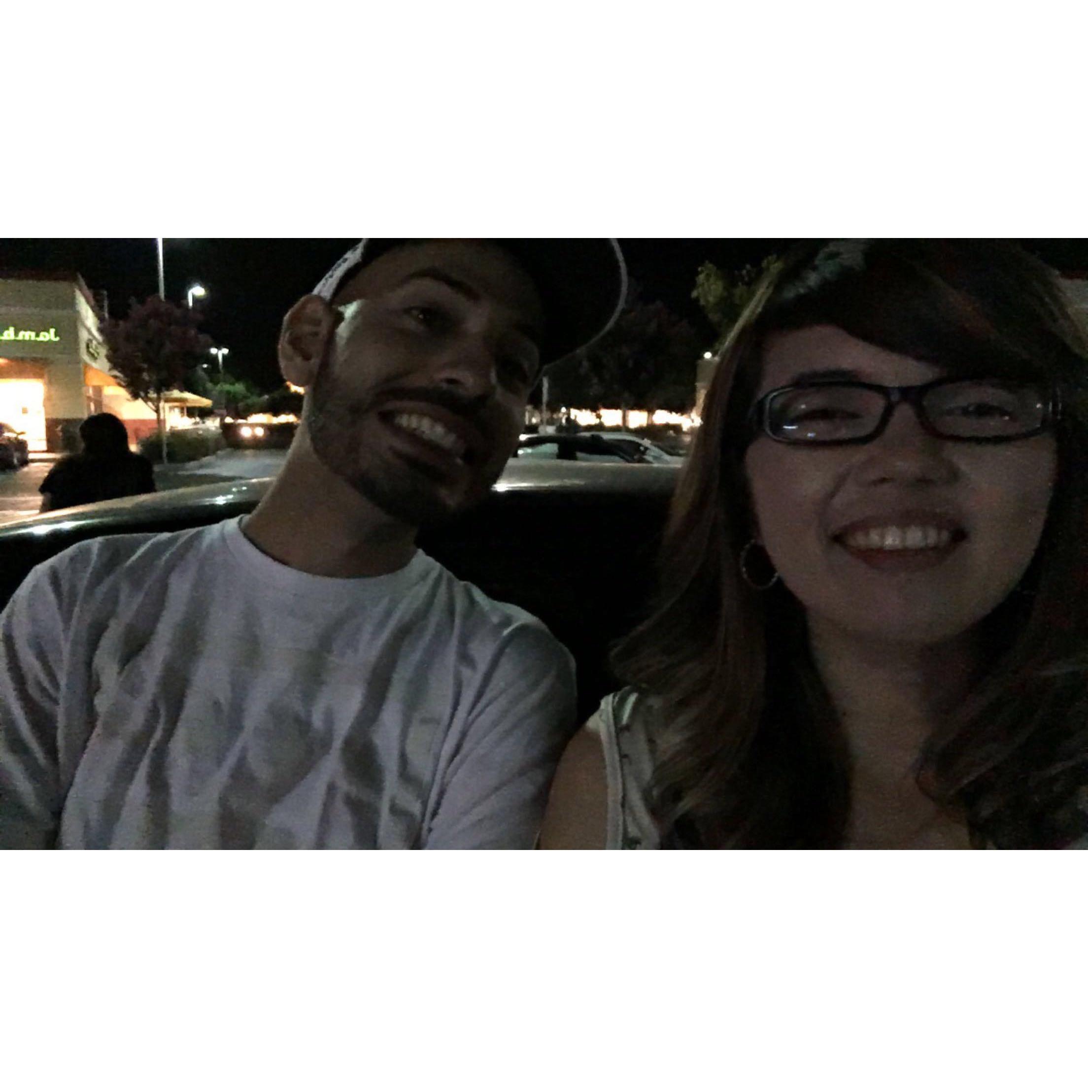 Our first date