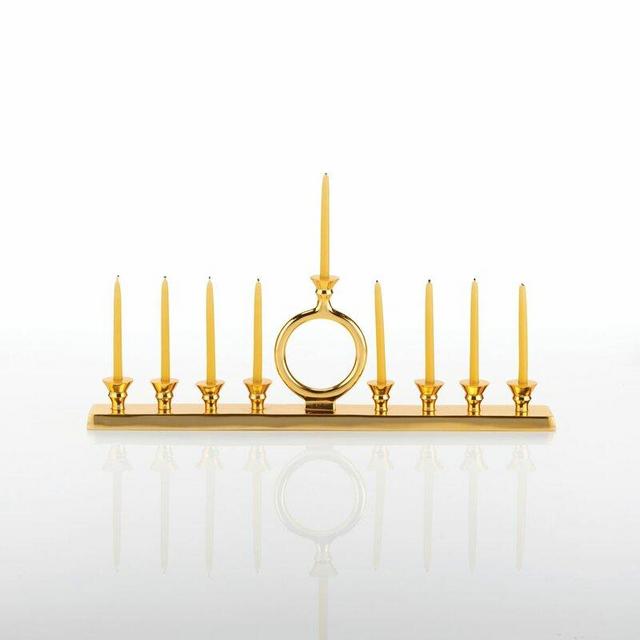 O' Menorah Metal Candelabra