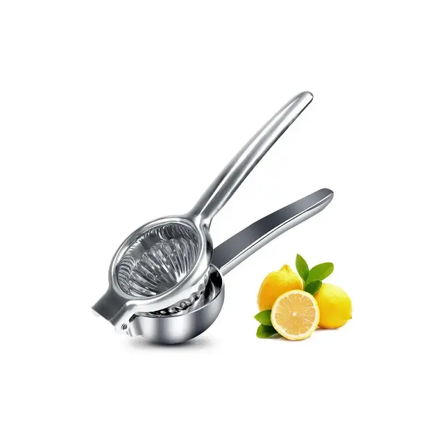 MOVSSOU Lemon Squeezer Manual Citrus Juicer Hand Press Juicer Handheld Lemon Juicer Squeezer Manual Black