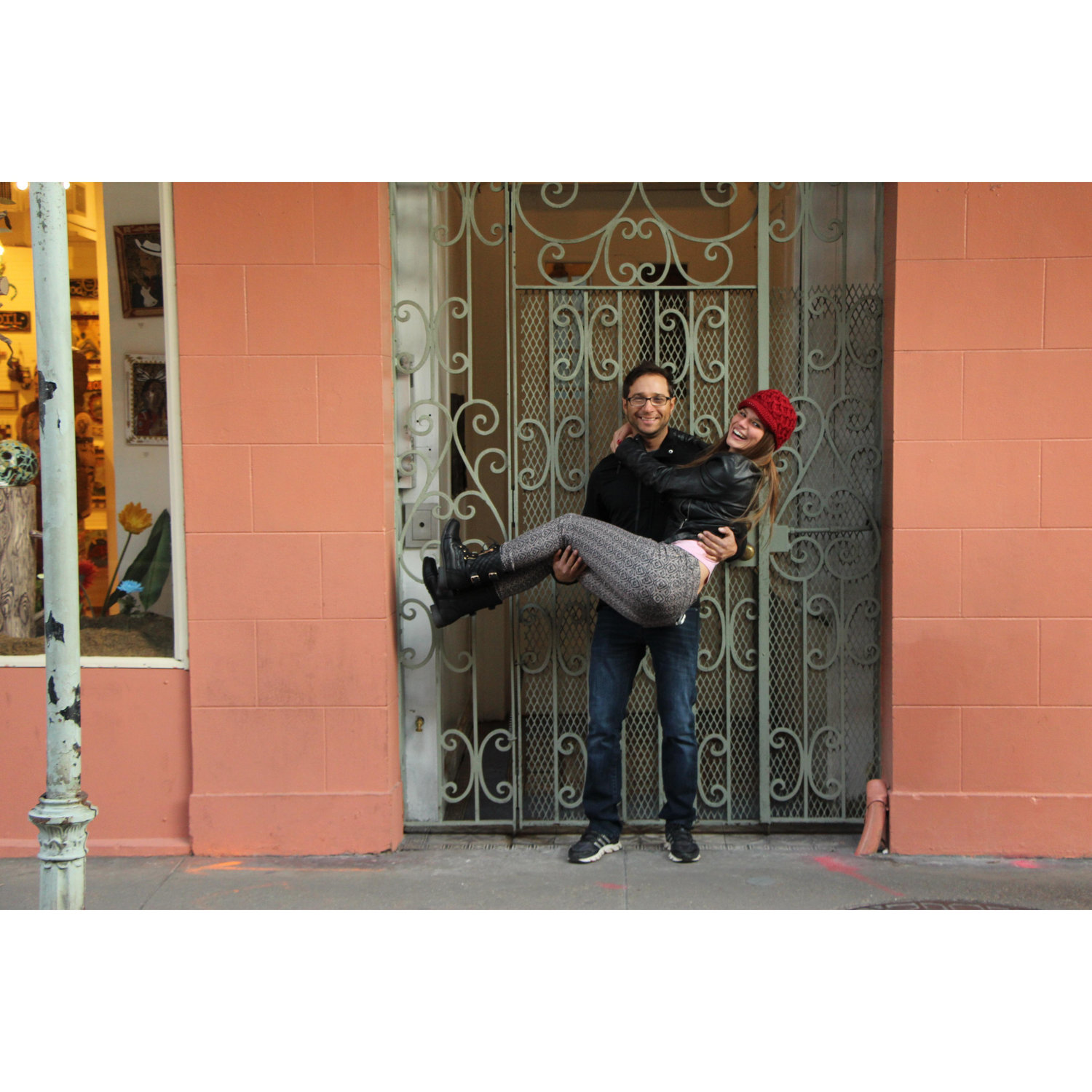 Nas ruas de New Orleans