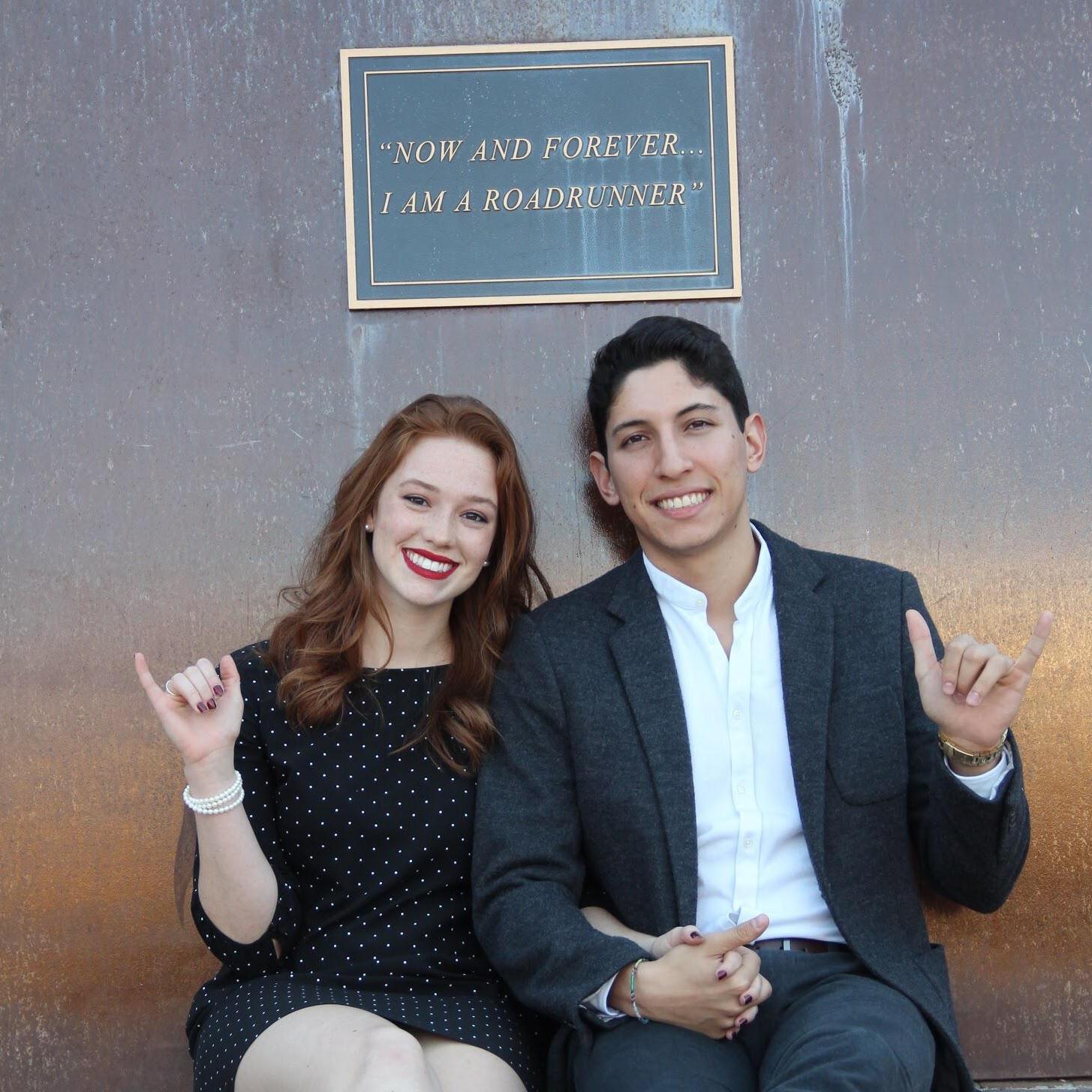 when we graduated from undergrad at UTSA