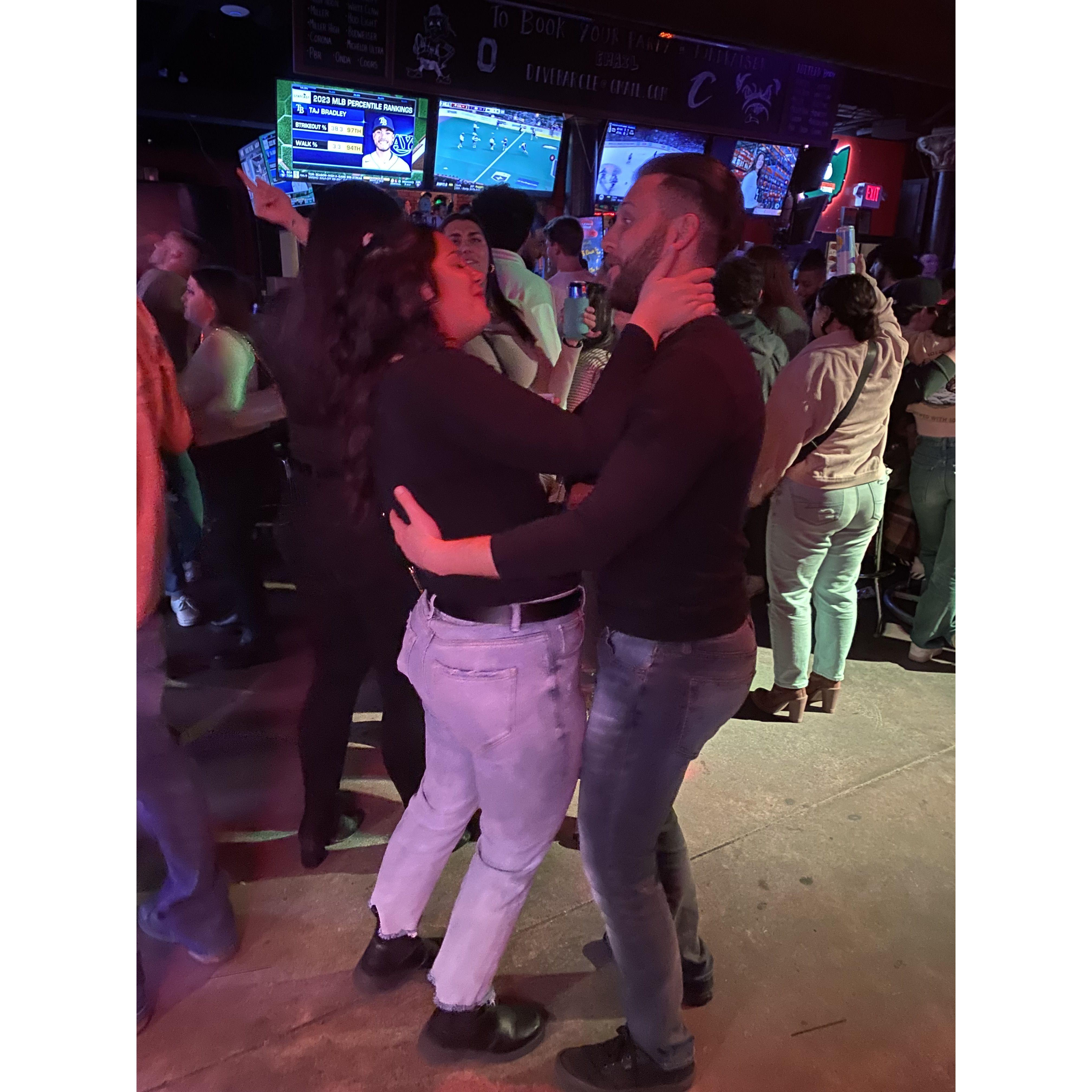 Can you guess what song we were dancing to??