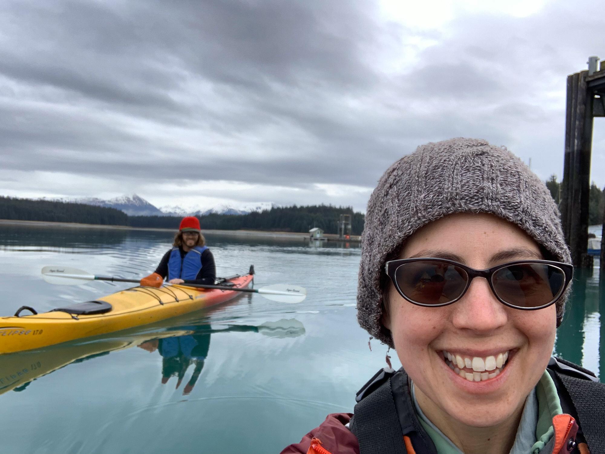 Our first paddle, Glacier Bay!