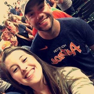 We love going to sports games together, especially to see the Astros!