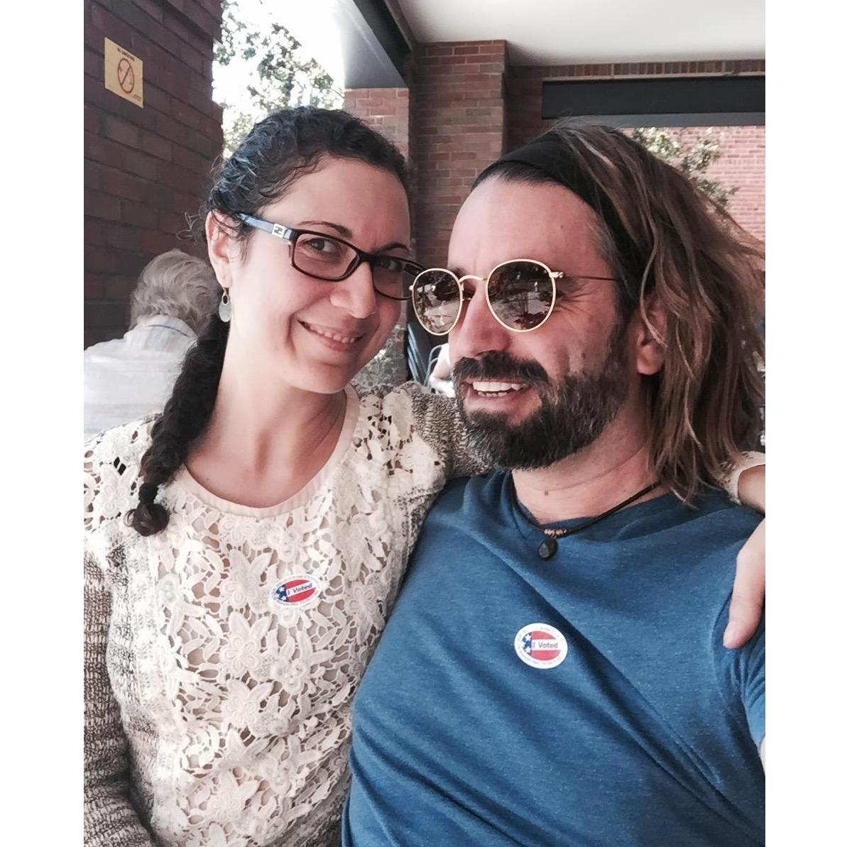 Hopeful faces before the profound grief and loss of the 2016 election.