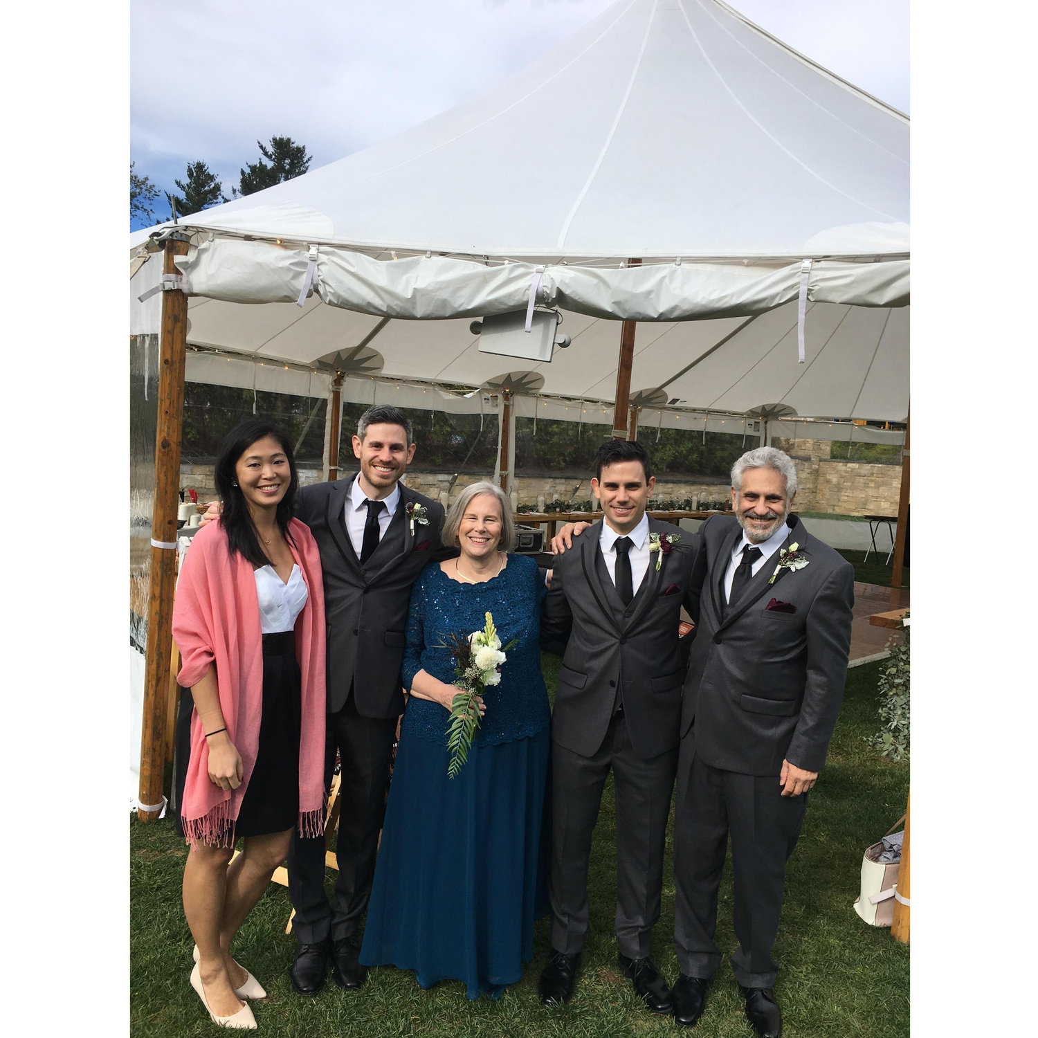 Sam's brother, Mike, & Olivia's wedding in Vermont. What a FUN crowd! Sept, 2018