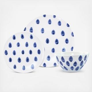 Santorini 3-Piece Place Setting, Service for 1