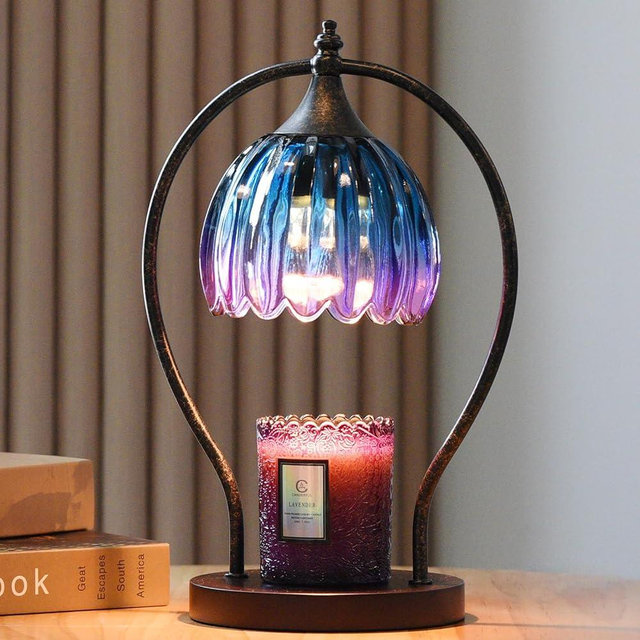 GOODBUY Timer Candle Warmer Lamp: Dimmable - Home Decor - Wax Melts Warmer for Jar Candles with 2 Bulbs - House Warming Gifts