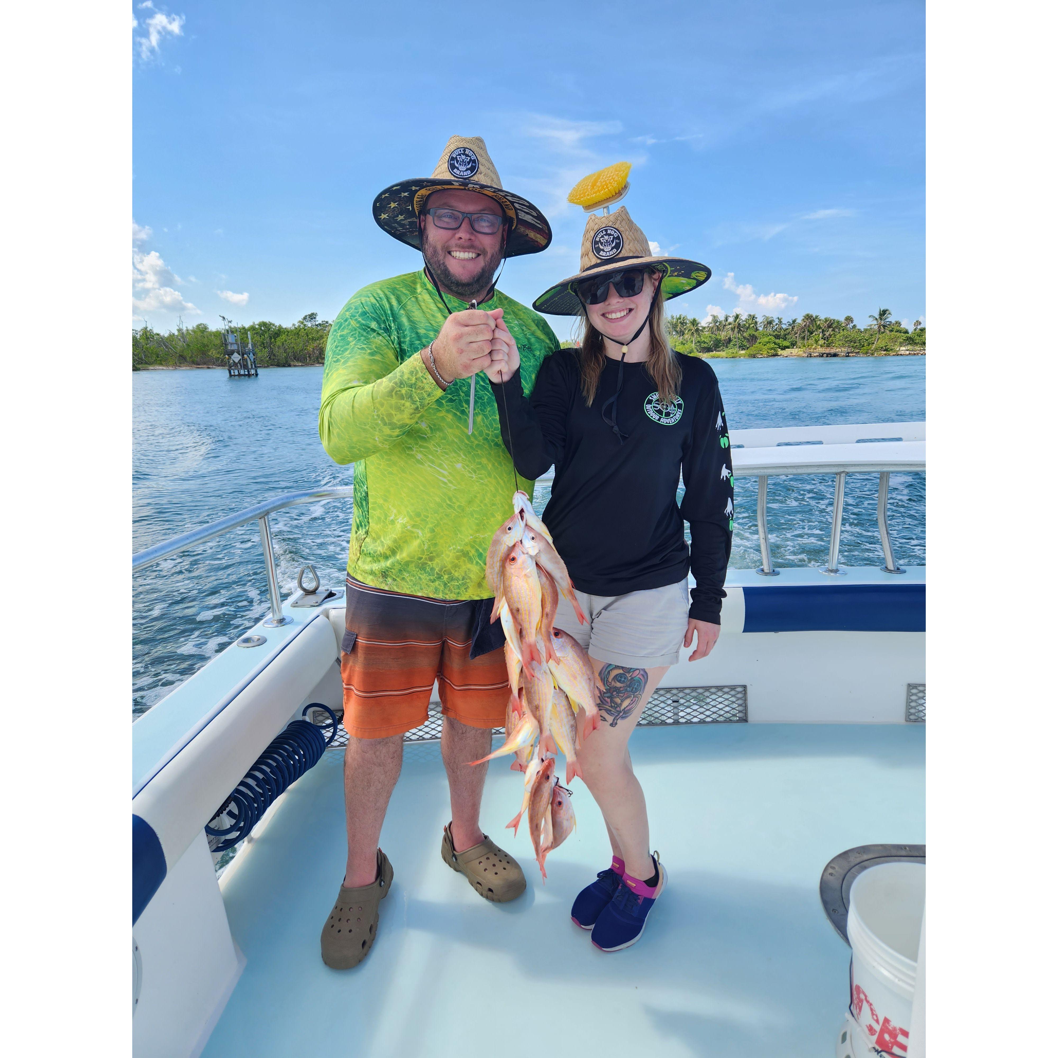 We don't fish, we catch!