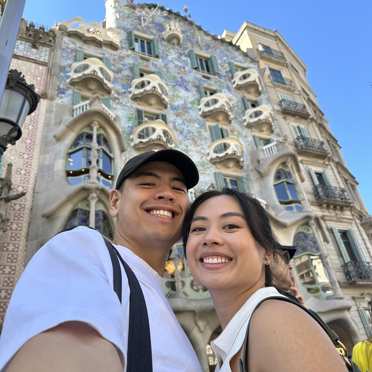 first time in spain! ft casa batllo