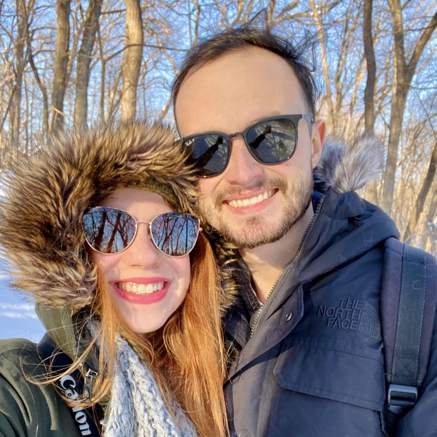 Exploring Matthiessen State Park in Oglesby, IL near Adam's home. 2.5.2022