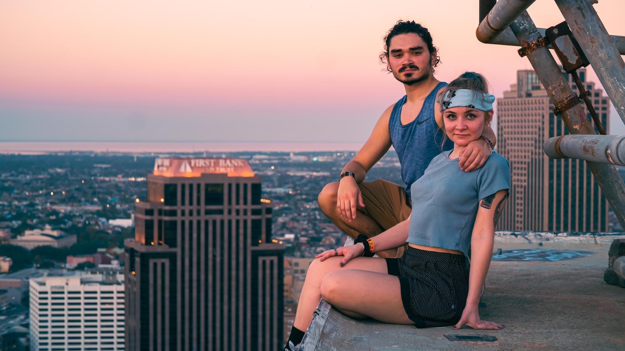 Atop Plaza Tower in New Orleans (December 2021)