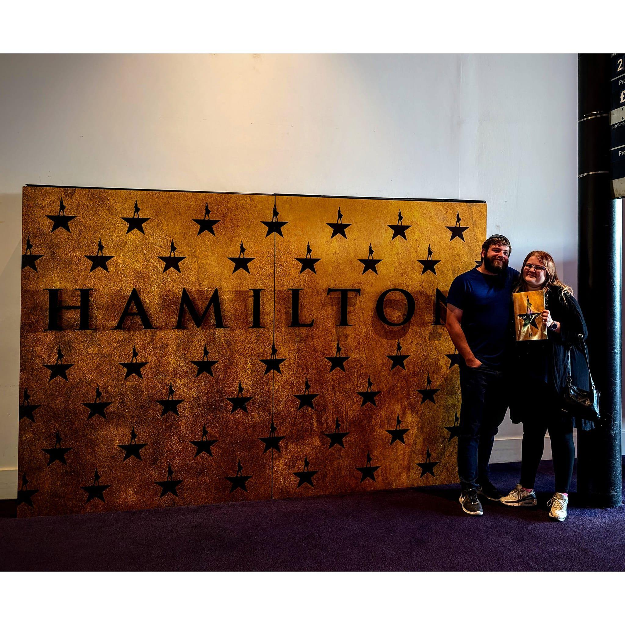 Seeing Hamilton in Birmingham and loving every possible second of it.